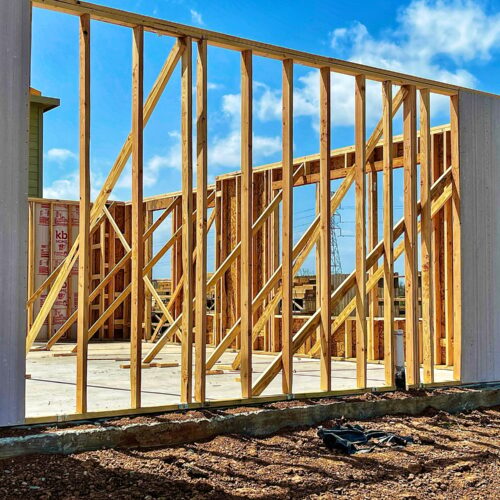 Home Construction - The framing of home